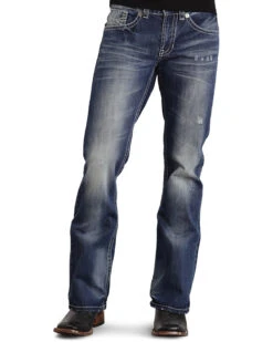 Stetson Rock Fit Bold X Stitched Jeans -Wraner Clothing Shop 010D65 CU P2