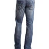 Stetson Rock Fit Frayed X Stitched Jeans