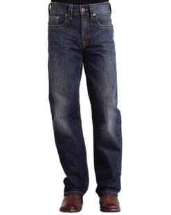 Stetson Modern Fit Curved "X" Stitched Jeans -Wraner Clothing Shop 010D81 CU P2
