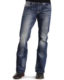 Stetson Rock Fit Bold X Stitched Jeans - Big & Tall 7 Stetson Rock Fit Bold X Stitched Jeans - Big & Tall -Wraner Clothing Shop 013734 CU P2