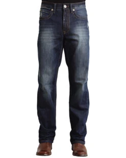 Stetson Modern Fit "V" Stitched Jeans - Big & Tall 7 Stetson Modern Fit "V" Stitched Jeans - Big & Tall -Wraner Clothing Shop 013746 L7 P2