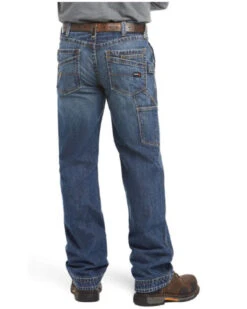 Ariat Men's FR M4 Relaxed Workhorse Relaxed Fit Bootcut Jeans -Wraner Clothing Shop 0862U6 7030 P2