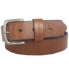 John Deere Men's Oil Tan Bridle Leather Belt -Wraner Clothing Shop 1201G7 41 P1