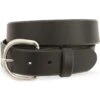 Tony Lama Basic Black Leather Belt - Reg & Big -Wraner Clothing Shop 120328 89 P1