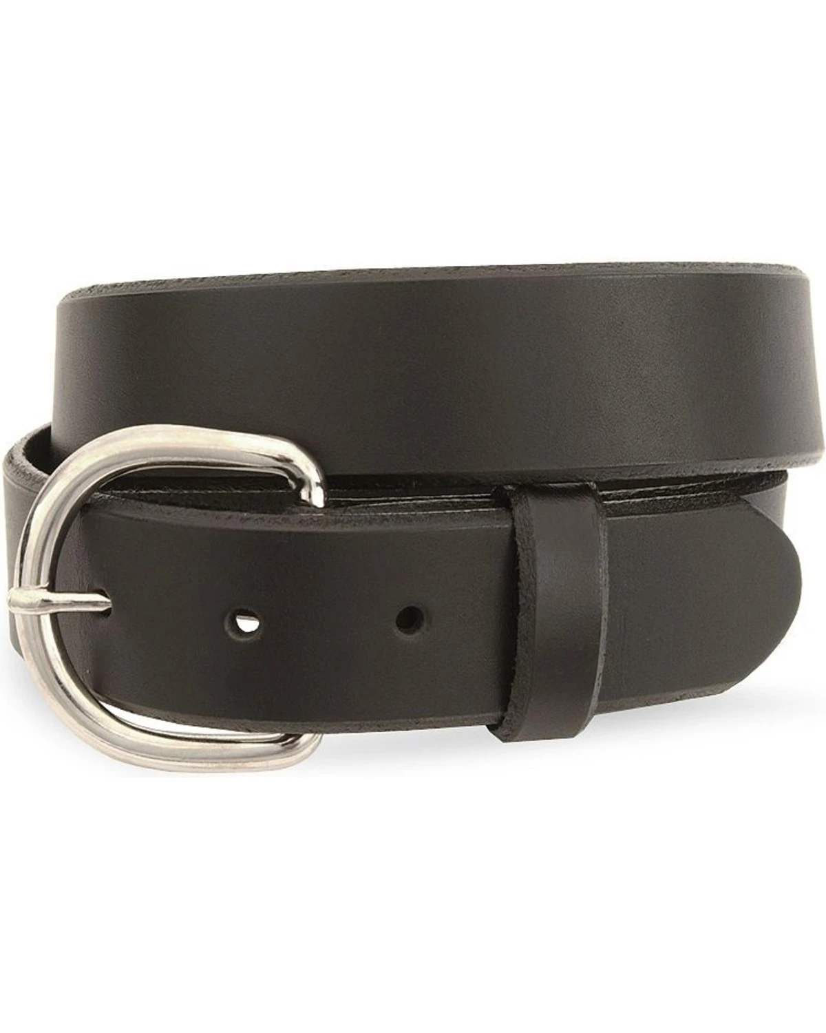 Tony Lama Basic Black Leather Belt - Reg & Big 3 Tony Lama Basic Black Leather Belt - Reg & Big