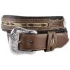 Nocona Ribbon Inlay Leather Belt - Reg & Big 1 Nocona Ribbon Inlay Leather Belt - Reg & Big -Wraner Clothing Shop 120C06 89 P1