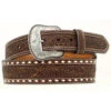 Nocona Belt Co. Men's Tapered Floral Tooled Western Belt -Wraner Clothing Shop 120X58 41 P1