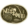 Montana Silversmiths Men's Missouri State Heritage Attitude Buckle -Wraner Clothing Shop 2000115385 000 P1