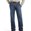 Ariat Men's FR M4 Medium Wash Relaxed Basic Bootcut Jeans - Big -Wraner Clothing Shop 2000144562 402 P1