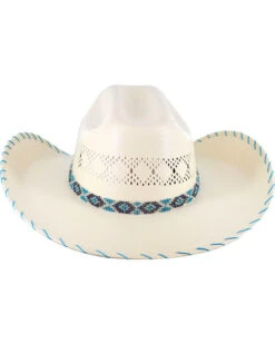Charlie 1 Horse Girls' Natural Straw Hat -Wraner Clothing Shop 2000207643 101 D2