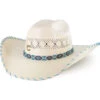 Charlie 1 Horse Girls' Natural Straw Hat 1 Charlie 1 Horse Girls' Natural Straw Hat -Wraner Clothing Shop 2000207643 101 P1
