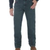 Wrangler Men's Medium Wash Regular Fit Work Jeans -Wraner Clothing Shop 2000209455 400 P1