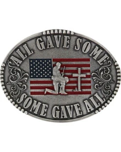 Cody James Men's Military Memorial Belt Buckle