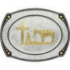 Montana Silversmiths Men's Large Roped Christian Cowboy Belt Buckle -Wraner Clothing Shop 2000214555 040 P1