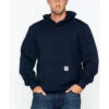 Carhartt Men's FR Hooded Pullover Solid Work Sweatshirt - Big & Tall -Wraner Clothing Shop 2000226560 410 P1
