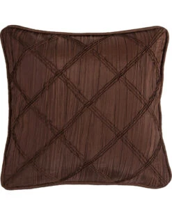 HiEnd Accents Batiste Pillow With Ruching Details