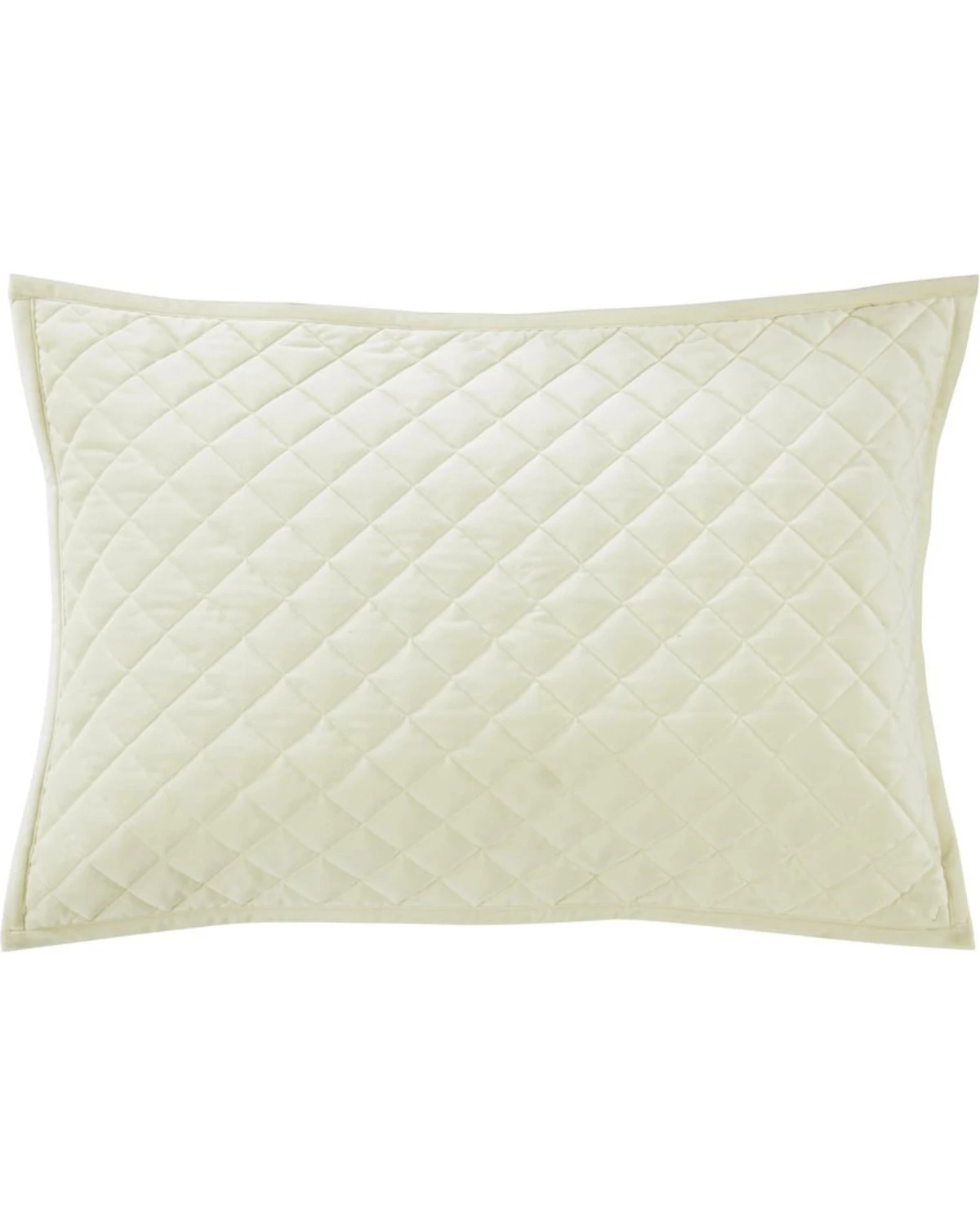 HiEnd Accents Standard Cream Diamond Quilted Shams 3 HiEnd Accents Standard Cream Diamond Quilted Shams