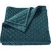 HiEnd Accents Teal Velvet Twin Quilt -Wraner Clothing Shop 2000229883 442 P1