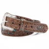 Nocona Men's Floral Embossed Overlay Belt -Wraner Clothing Shop 2000232692 280 P1