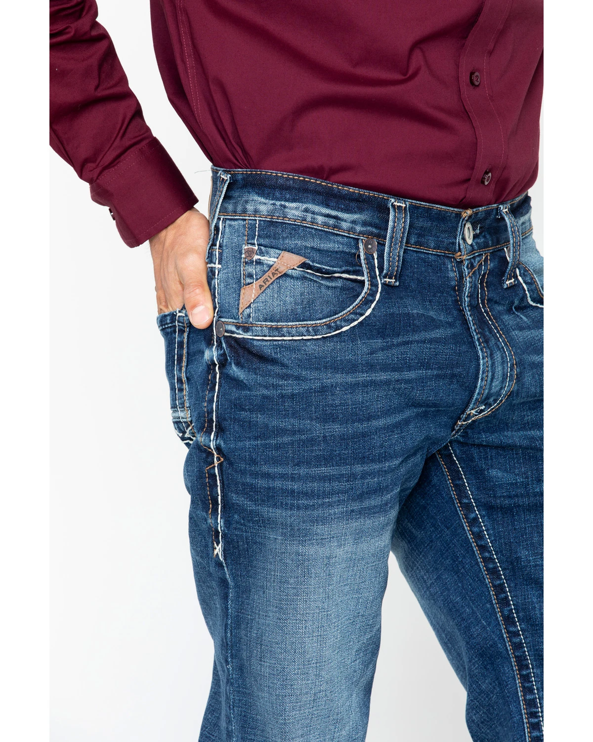 Ariat Men's M4 Preston Silverton Boot Jeans 6 Ariat Men's M4 Preston Silverton Boot Jeans - Image 4