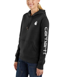 Carhartt Women's Clarksburg Graphic Sleeve Pullover Sweatshirt -Wraner Clothing Shop 2000238908 001 D2