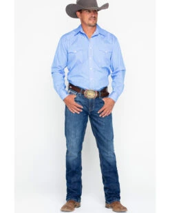 Cinch Men's Ian Dark Stonewash Slim Fit Boot Cut Jeans -Wraner Clothing Shop 2000240164 402 P6