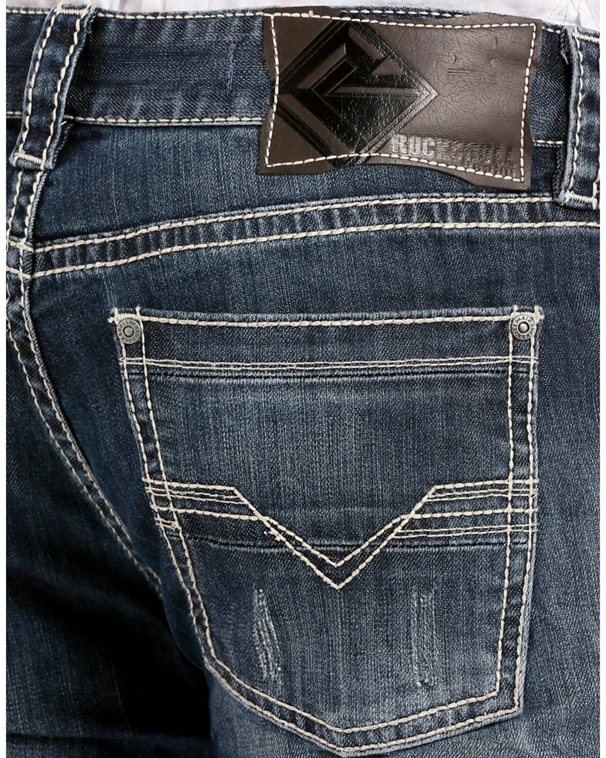 Rock & Roll Denim Men's Reflex Pistol Straight Leg Jeans 4 Rock & Roll Denim Men's Reflex Pistol Straight Leg Jeans - Image 2