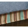 HiEnd Accents Turquoise Serape Bed Skirt - Full -Wraner Clothing Shop 2000243062 440 P1