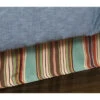 HiEnd Accents Turquoise Serape Bed Skirt - Twin -Wraner Clothing Shop 2000243065 440 P1