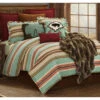HiEnd Accents Turquoise Serape 2-Piece Comfort Set - Twin -Wraner Clothing Shop 2000243083 440 P1