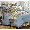 HiEnd Accents Blue Chambray 3-Piece Comforter Set - Full -Wraner Clothing Shop 2000243089 450 P1