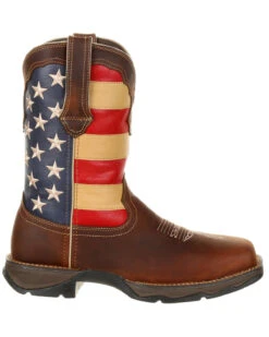 Durango Women's Lady Rebel Patriotic Flag Work Boots - Steel Toe -Wraner Clothing Shop 2000273957 200 P2