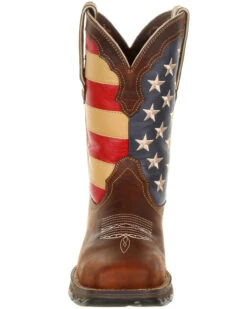 Durango Women's Lady Rebel Patriotic Flag Work Boots - Steel Toe -Wraner Clothing Shop 2000273957 200 P5