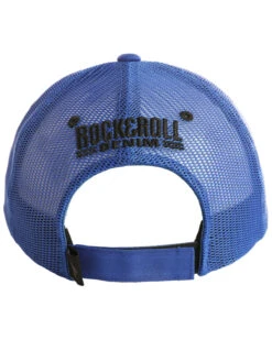 Rock & Roll Denim Men's Rubber Logo Patch Trucker Cap -Wraner Clothing Shop 2000283221 001 P3