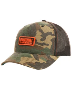 Rock & Roll Denim Men's Camo Print Twill Snap Back Ball Cap -Wraner Clothing Shop 2000283224 340 P2