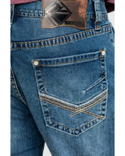Rock & Roll Denim Men's X Stitch Double Barrel Relaxed Straight Jeans -Wraner Clothing Shop 2000283474 400 P2