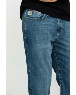 Cinch Men's Grant Medium Stonewash Mid Relaxed Bootcut Jeans -Wraner Clothing Shop 2000283510 402 P5