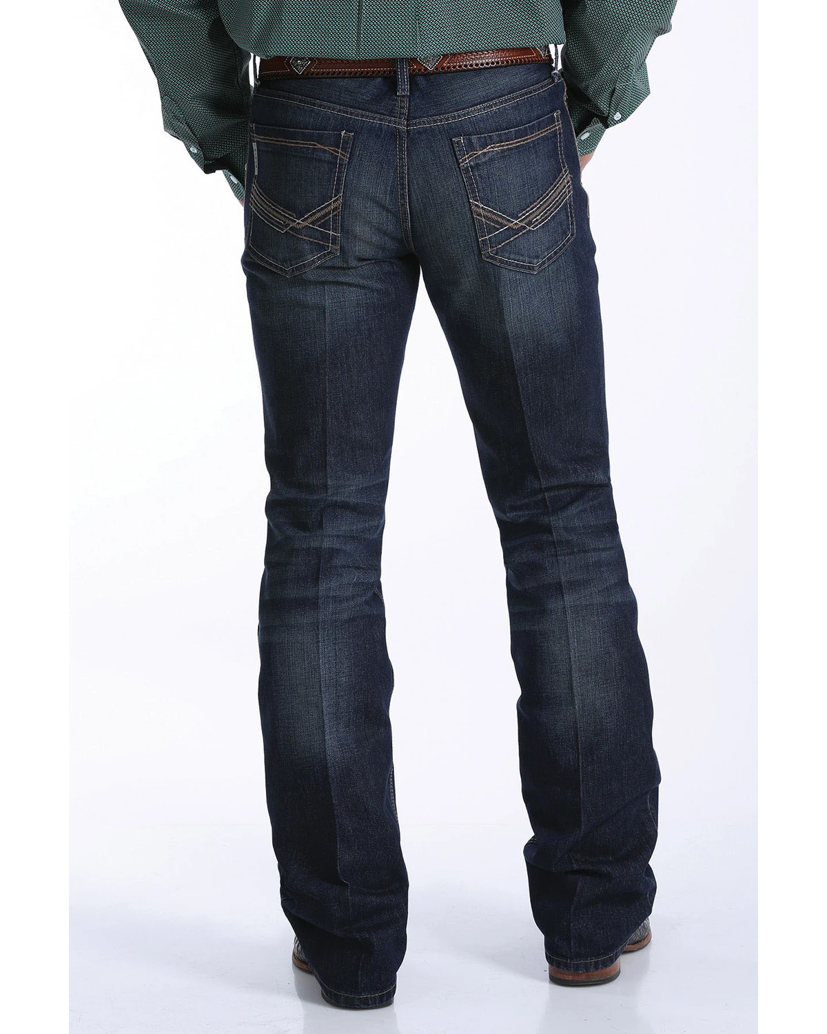 Cinch Men's Ian Med Rinse Slim Bootcut Jeans 3 Cinch Men's Ian Med Rinse Slim Bootcut Jeans