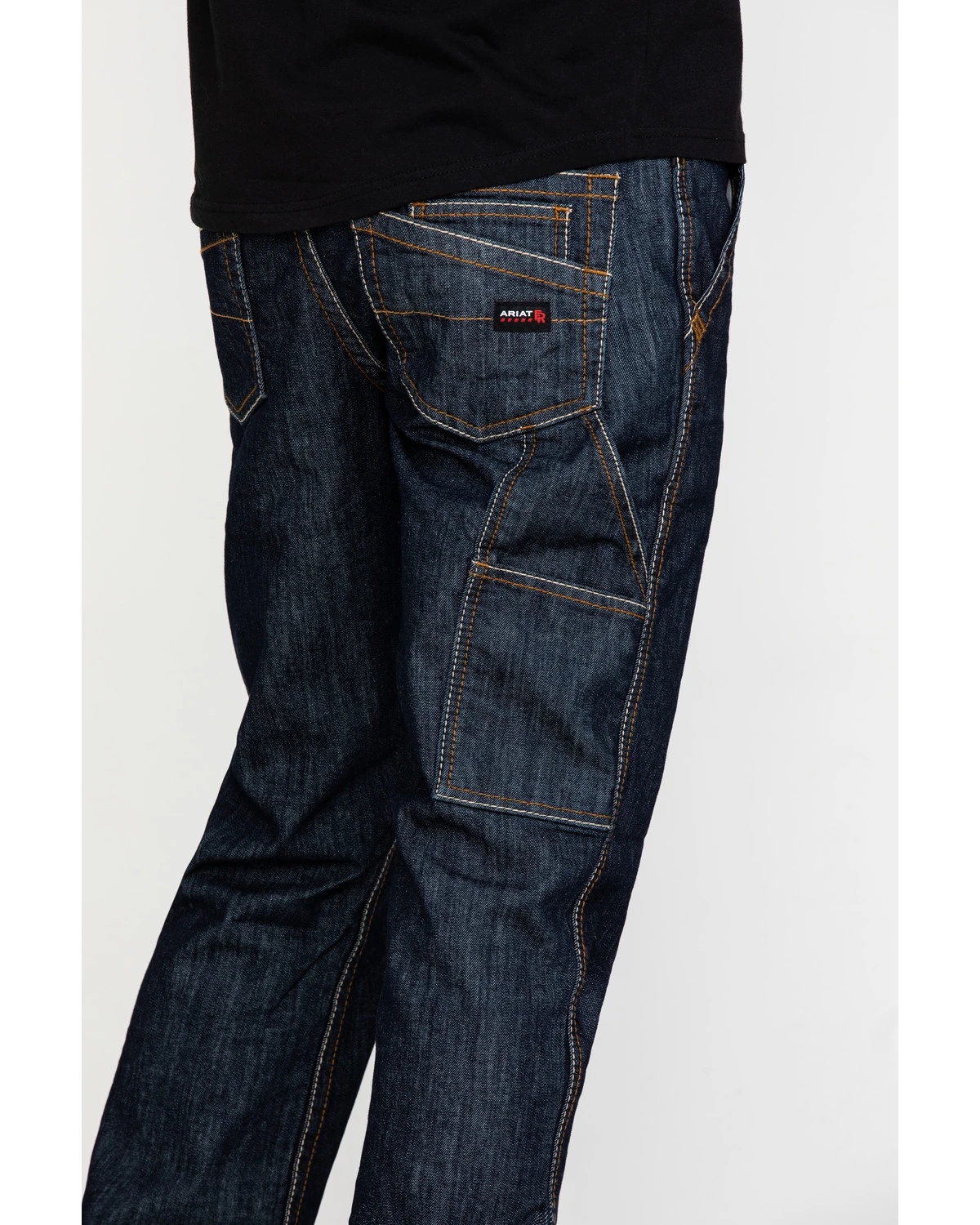 Ariat Men's FR M4 Workhorse Duralight Low Stretch Straight Work Jeans 6 Ariat Men's FR M4 Workhorse Duralight Low Stretch Straight Work Jeans - Image 4