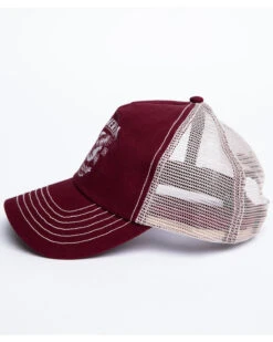 Cody James Men's Burgundy America Free Patch Mesh Ball Cap -Wraner Clothing Shop 2000296730 640 P3