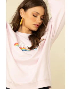 Wrangler Retro Women's Lilac High Rib Pullover -Wraner Clothing Shop 2000308273 530 P4