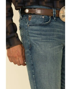 Moonshine Spirit Men's Deep Pockets Dark Wash Stretch Slim Boot Jeans -Wraner Clothing Shop 2000312838 400 P4