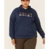 Ariat Women's R.E.A.L. Serape Logo Hoodie Sweatshirt - Plus -Wraner Clothing Shop 2000322524 410 P1