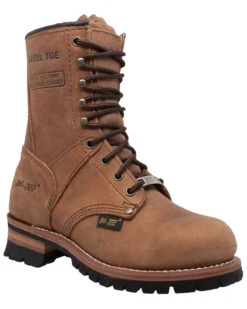 Ad Tec Women's Logger Boots - Steel Toe