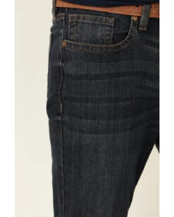 Cody James Men's Barn Sour Dark Wash Stretch Slim Straight Jeans -Wraner Clothing Shop 2000325573 400 P5