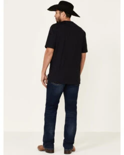 Cinch Men's Ian Rinse Dark Performance Stretch Slim Bootcut Jeans -Wraner Clothing Shop 2000330782 402 P3
