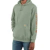 Carhartt Men's Loose Fit Midweight Logo Sleeve Graphic Hooded Sweatshirt - Big -Wraner Clothing Shop 2000330863 300 P1
