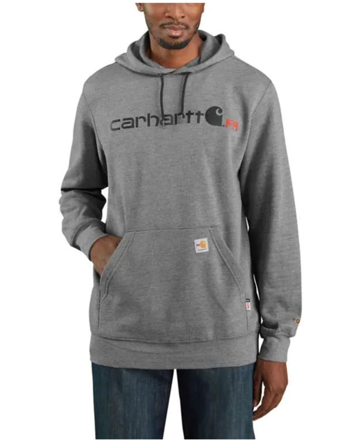 Carhartt Men's FR Force Logo Graphic Midweight Hooded Work Sweatshirt 3 Carhartt Men's FR Force Logo Graphic Midweight Hooded Work Sweatshirt