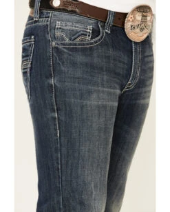 Rock & Roll Denim Men's Dark Double Barrel Relaxed Straight Leg Jeans 11 Rock & Roll Denim Men's Dark Double Barrel Relaxed Straight Leg Jeans -Wraner Clothing Shop 2000333350 400 P5