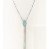 Prime Time Women's Turquoise Stone Bolo Necklace -Wraner Clothing Shop 2000334008 040 P1